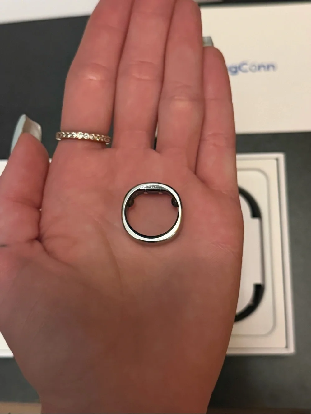 RingConn Gen 2- Silver size 7